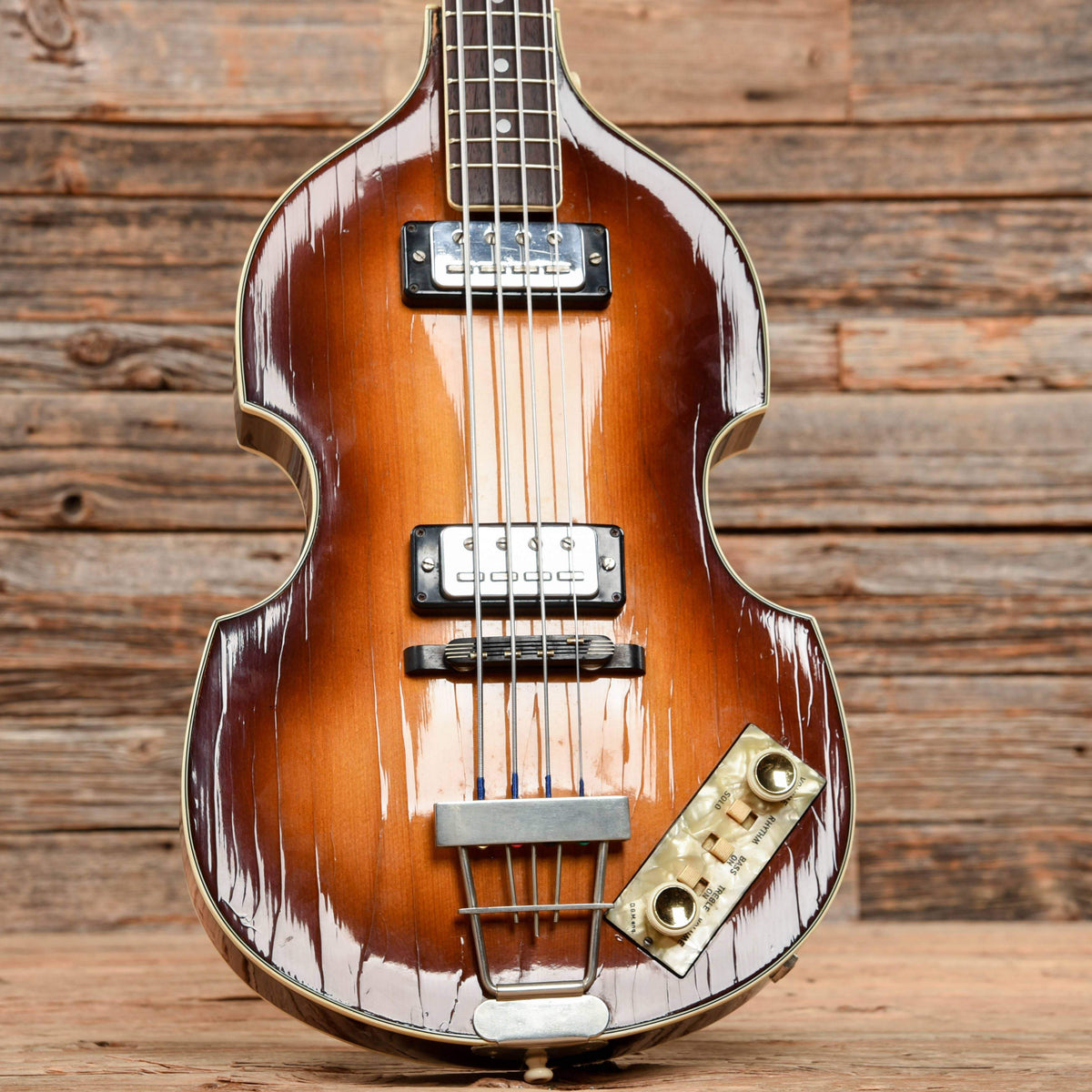 Hofner Violin Bass Sunburst 1960s Bass Guitars / Short Scale