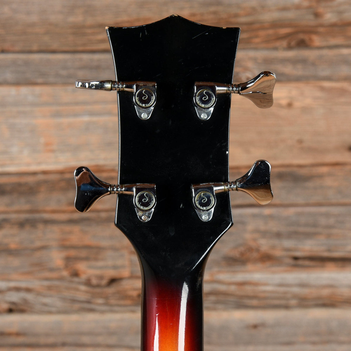 Hohner Bartell Semi-Hollow Fretless Bass Sunburst 1960s Bass Guitars / 4-String