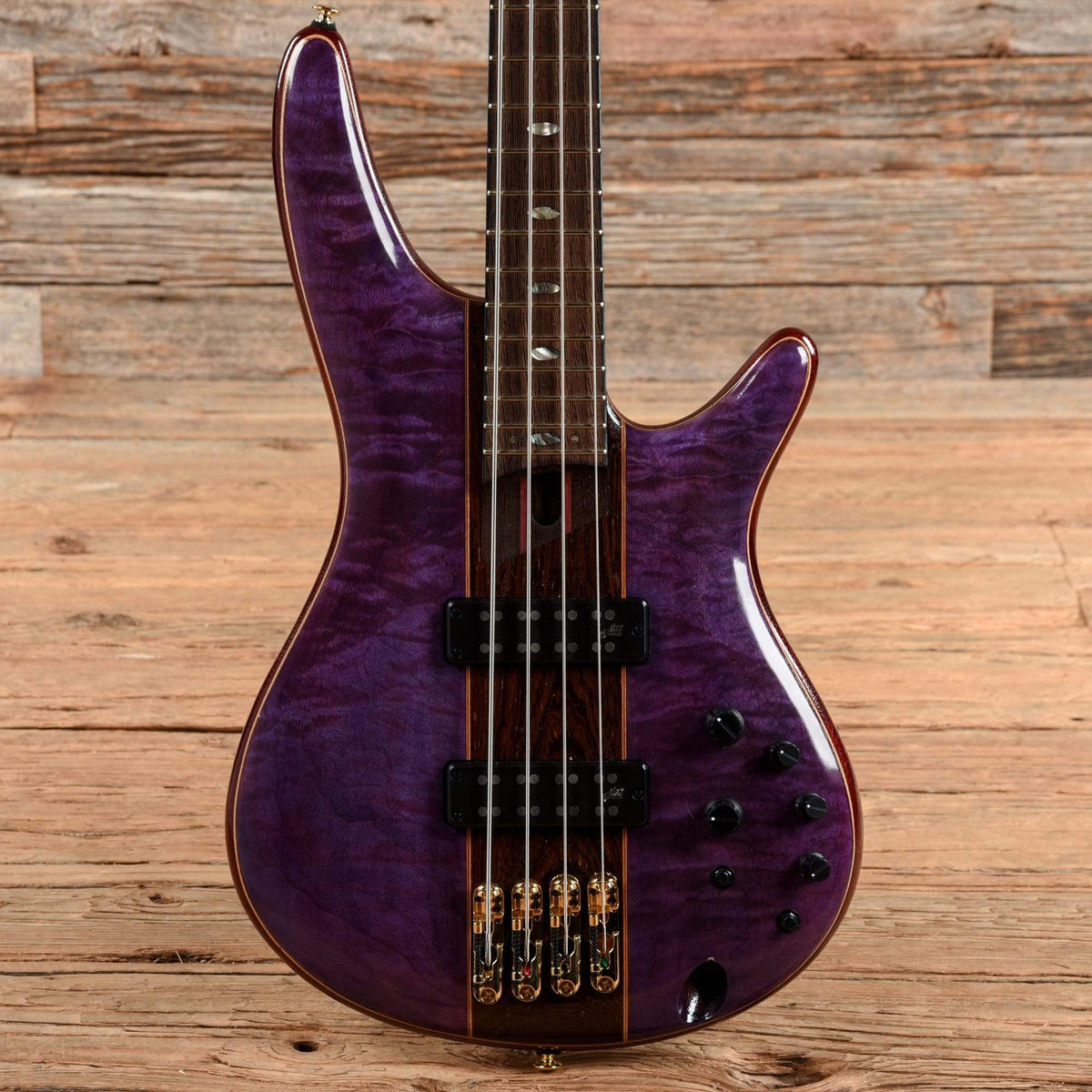 Ibanez SR2400 Premium Amethyst Purple Low Gloss Bass Guitars / 4-String