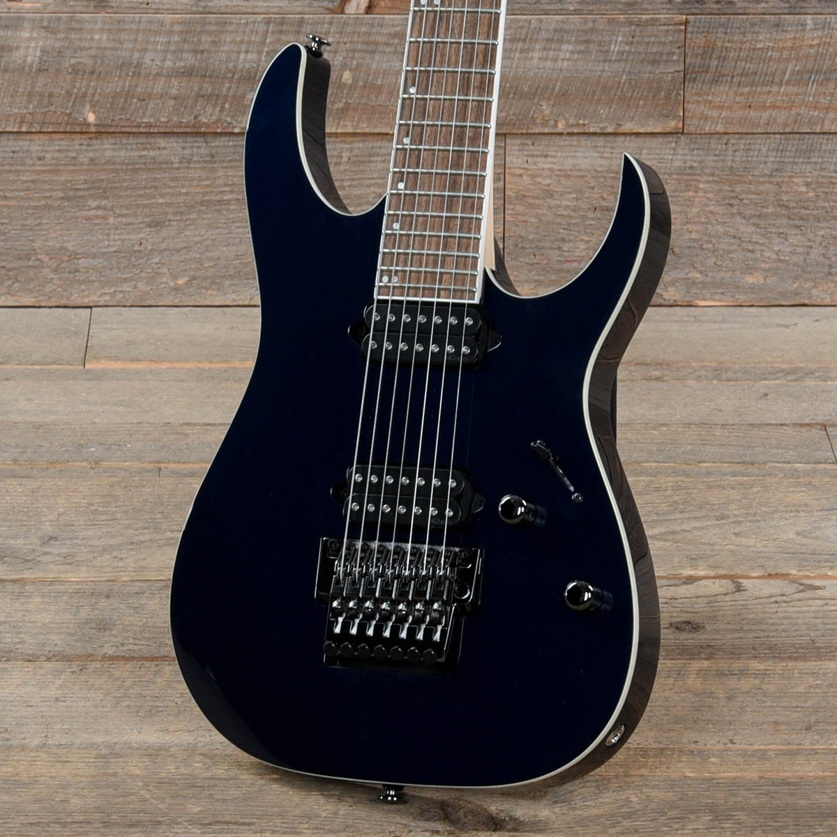 Ibanez RG2027XL RG Prestige 7-String Dark Tide Blue w/Dimarzio Pickups Electric Guitars / Solid Body
