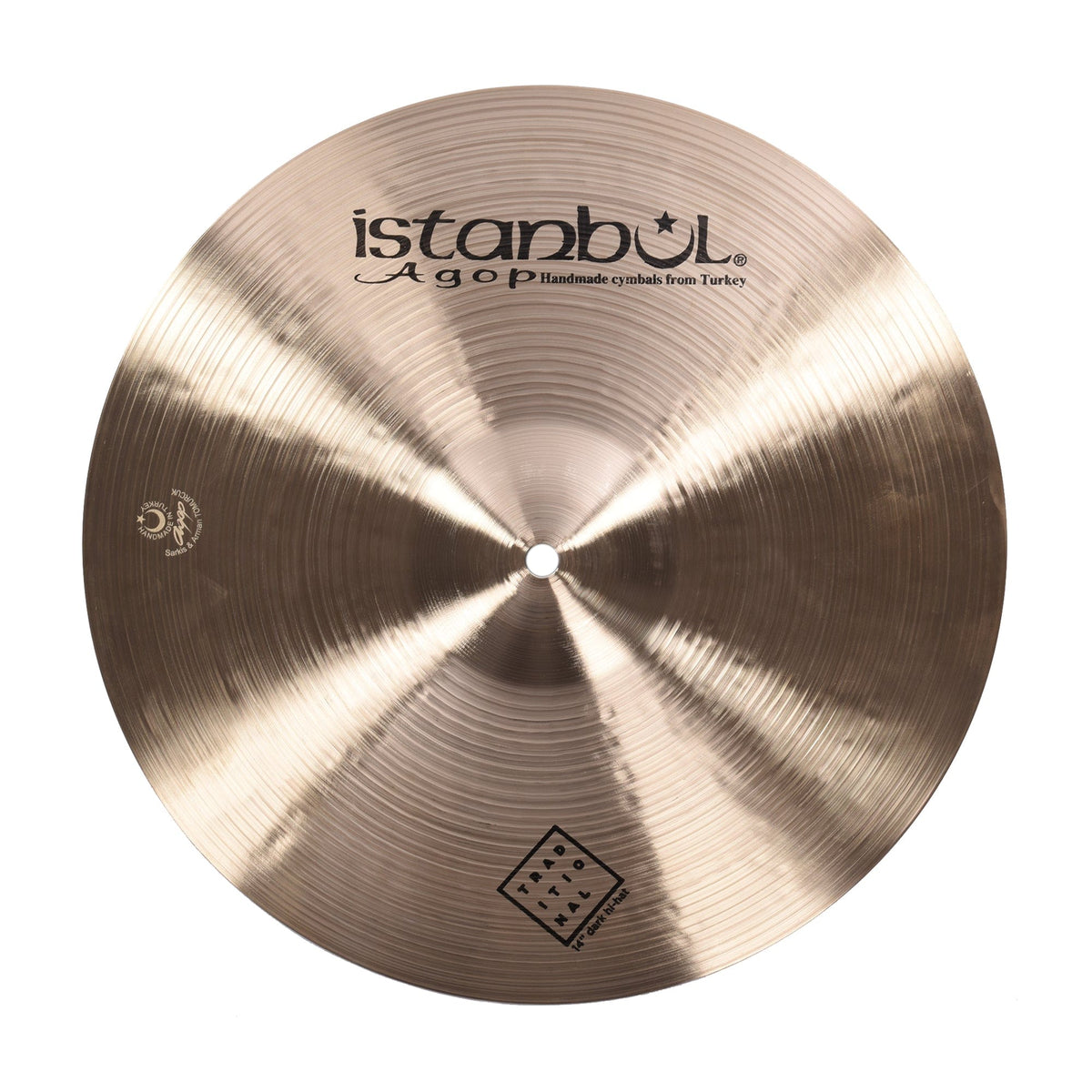 Istanbul Agop 14" Traditional Dark Hi-Hat Pair Drums and Percussion / Cymbals / Hi-Hats