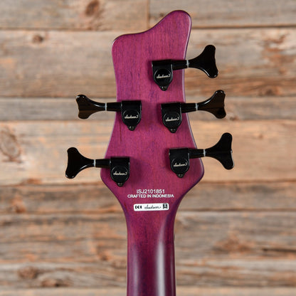 Jackson X Series Spectra Bass SBXP V Purple Bass Guitars / 5-String or More