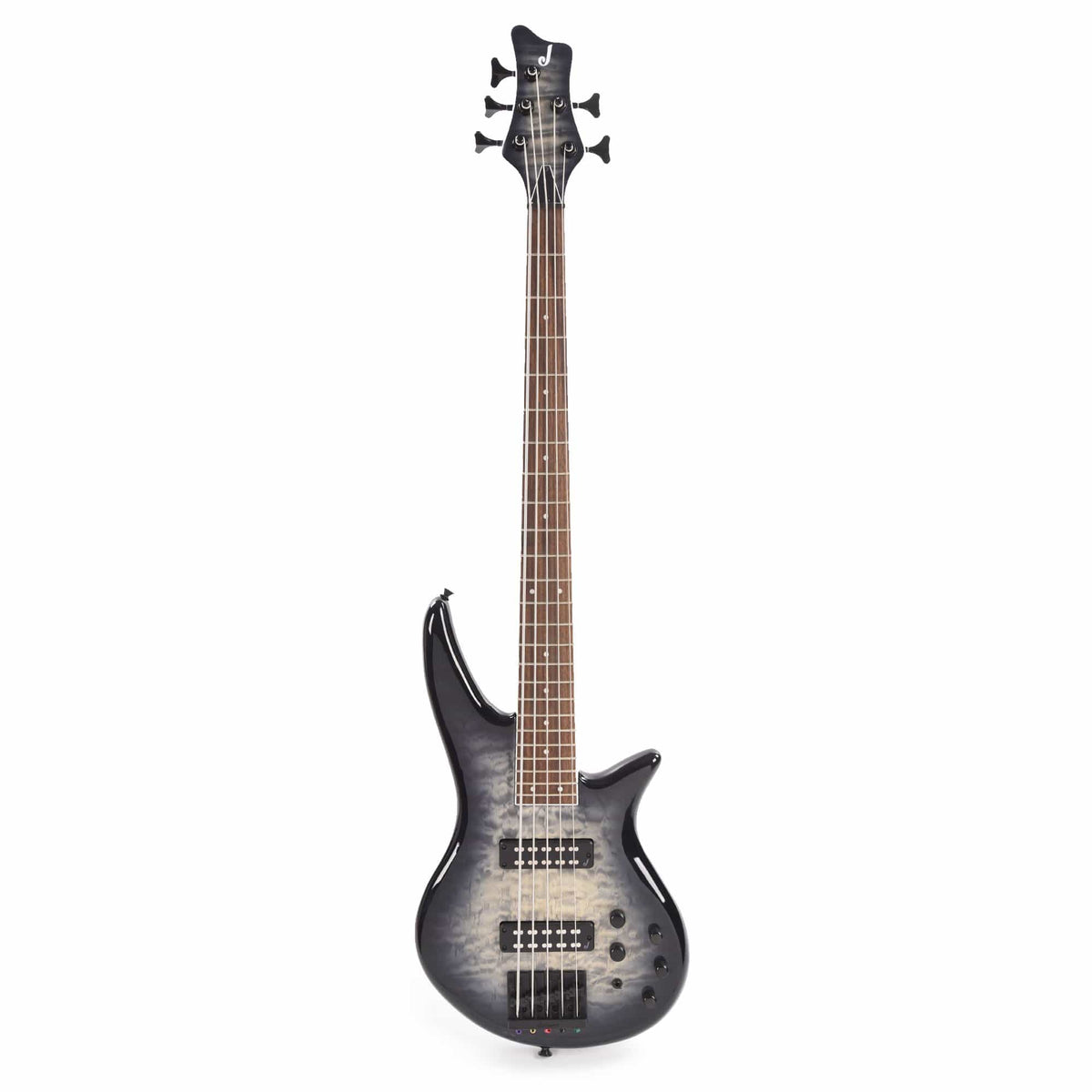 Jackson X Series Spectra Bass SBXQ V Transparent Black Burst Bass Guitars / 5-String or More