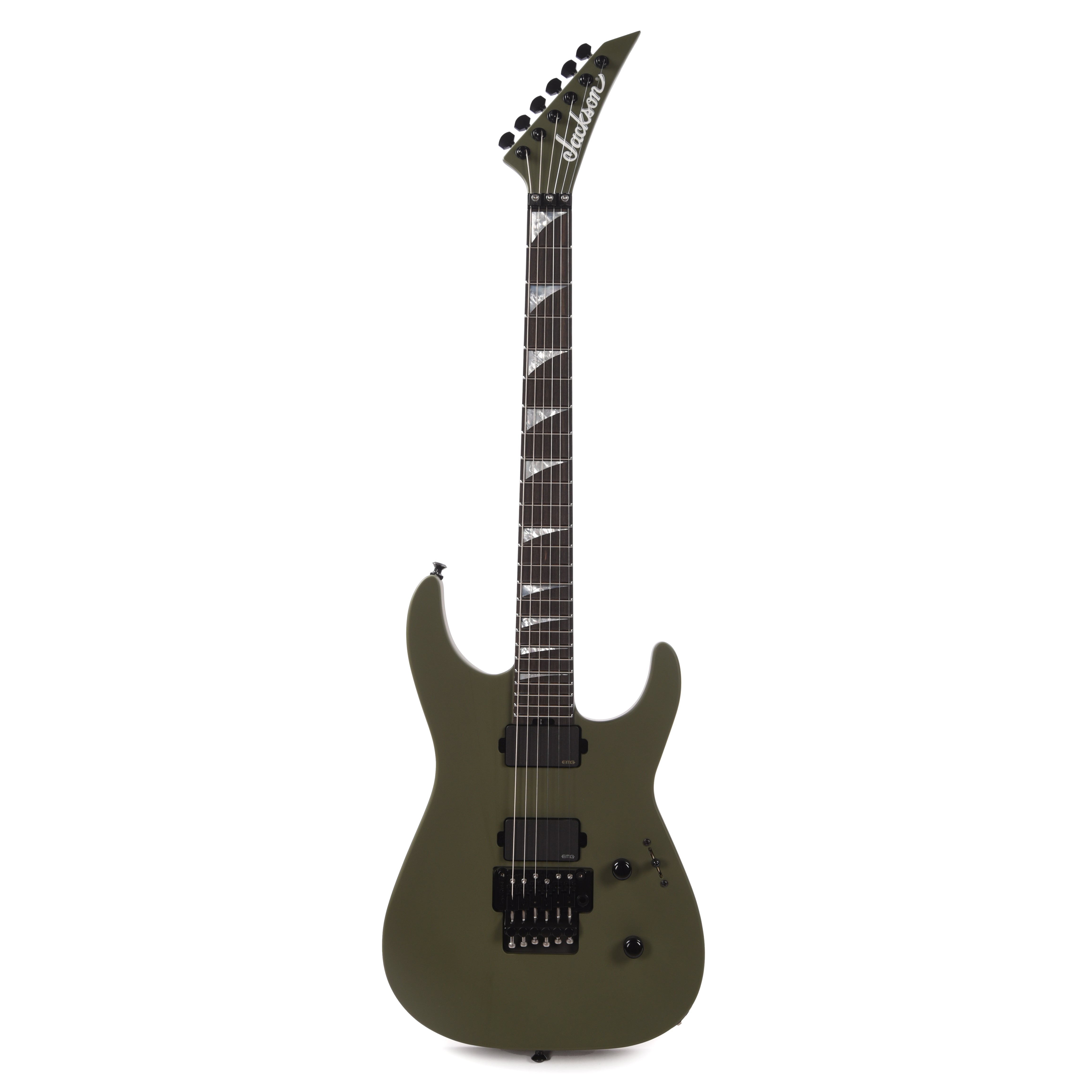 Jackson American Series Soloist SL2MG Matte Army Drab Electric Guitars / Solid Body