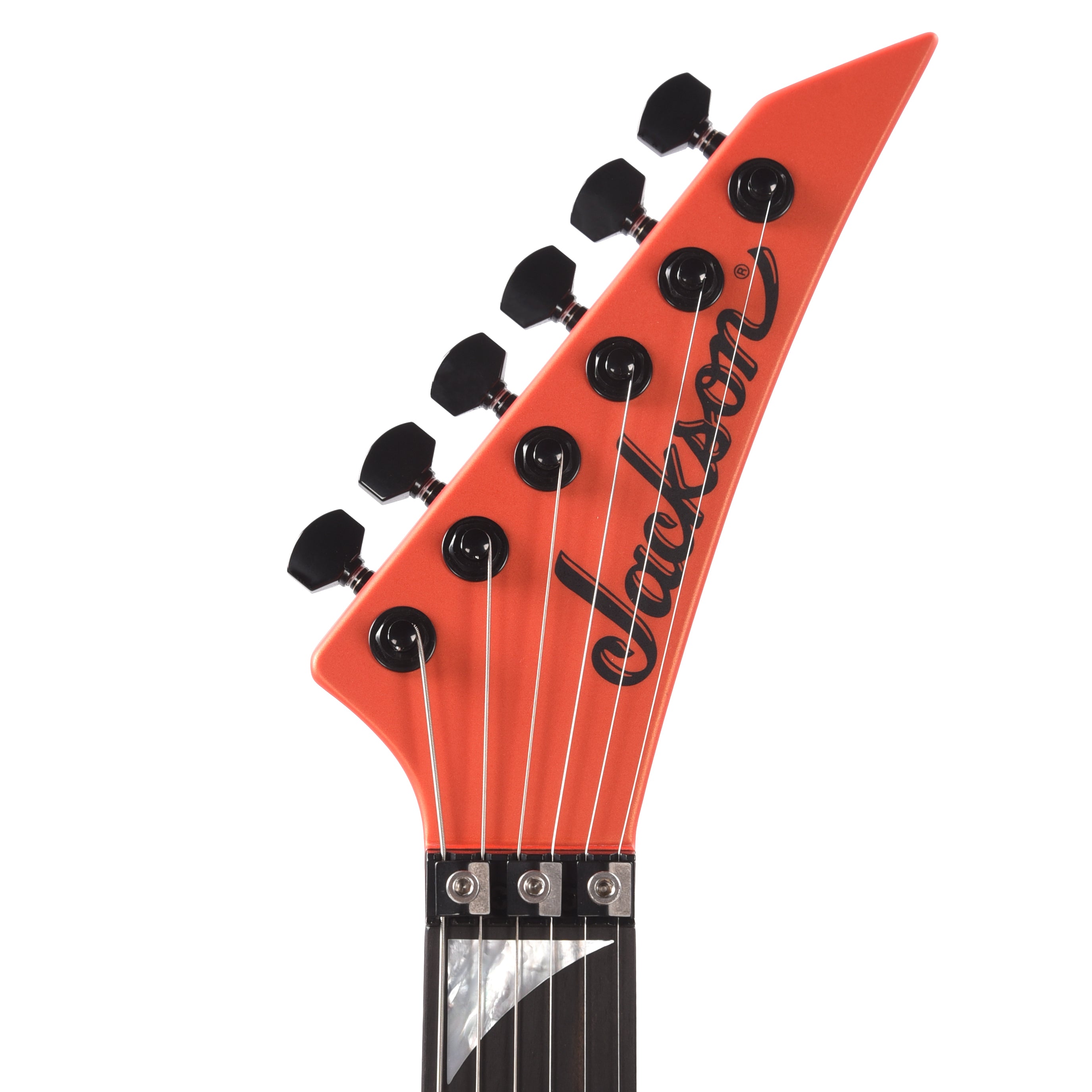 Jackson American Series Soloist SL2MG Satin Lambo Orange Electric Guitars / Solid Body