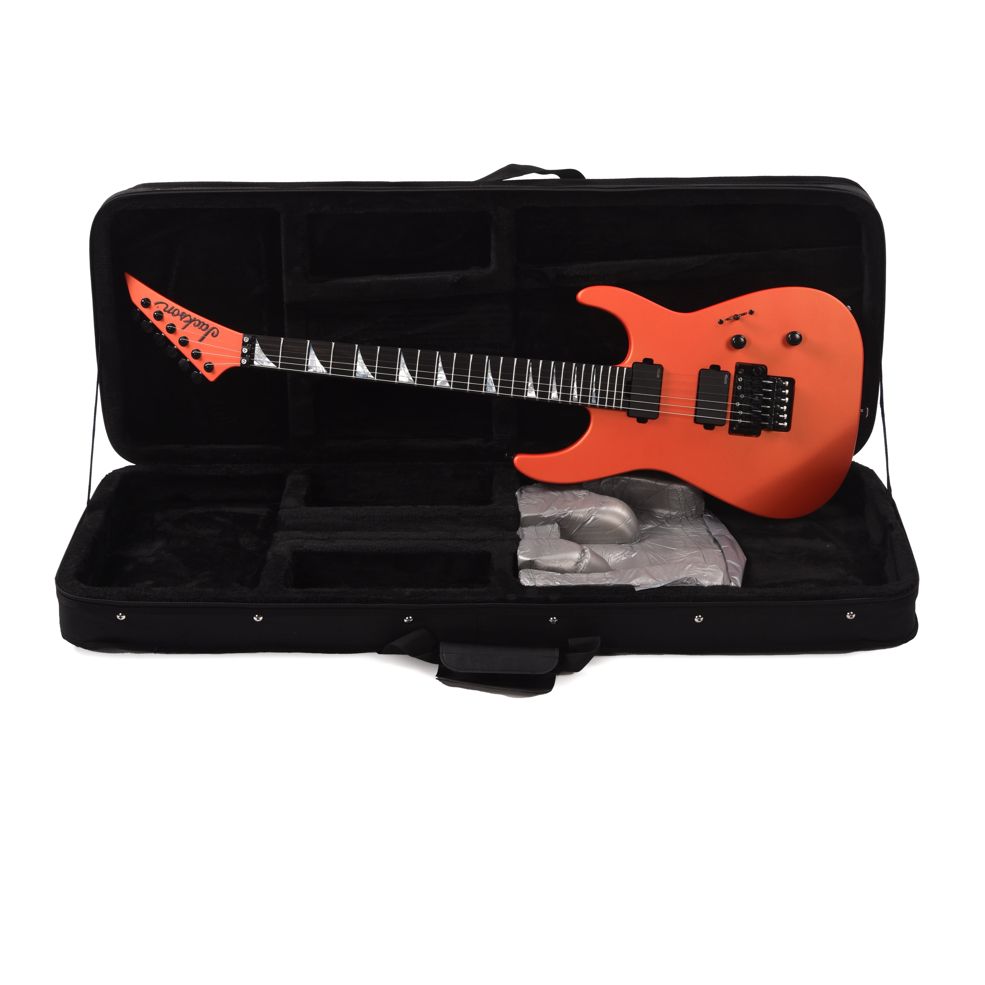 Jackson American Series Soloist SL2MG Satin Lambo Orange Electric Guitars / Solid Body