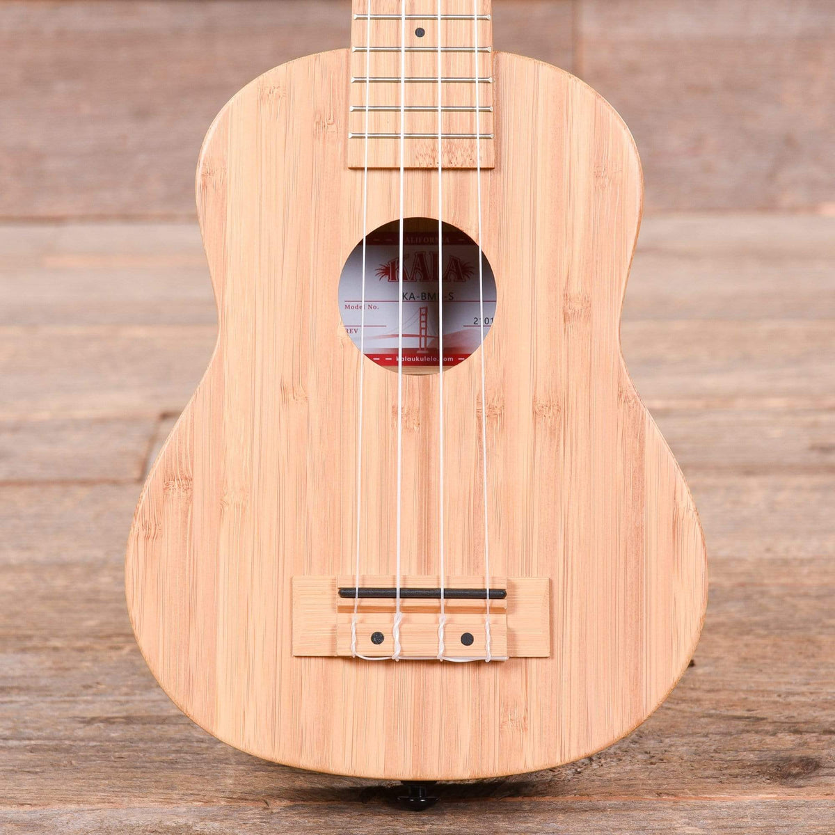 Kala KA-BMB-S All Solid Bamboo Soprano Ukulele Folk Instruments / Ukuleles