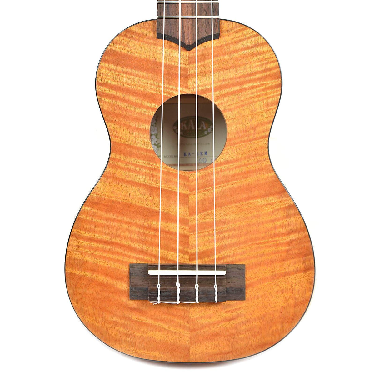Kala KA-SEM Soprano Ukulele Exotic Mahogany Folk Instruments / Ukuleles