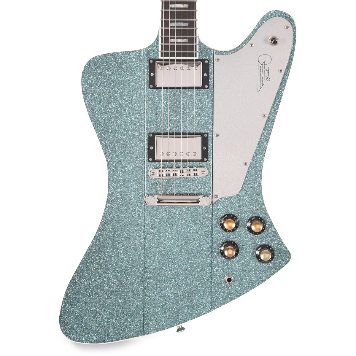 Kauer Banshee Standard Blue Holo Flake w/Wolfetone KauerBuckers Electric Guitars / Solid Body