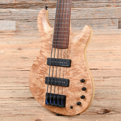 Ken Lawrence Exotic 5-String Fretless Bass Natural Bass Guitars / 5-String or More