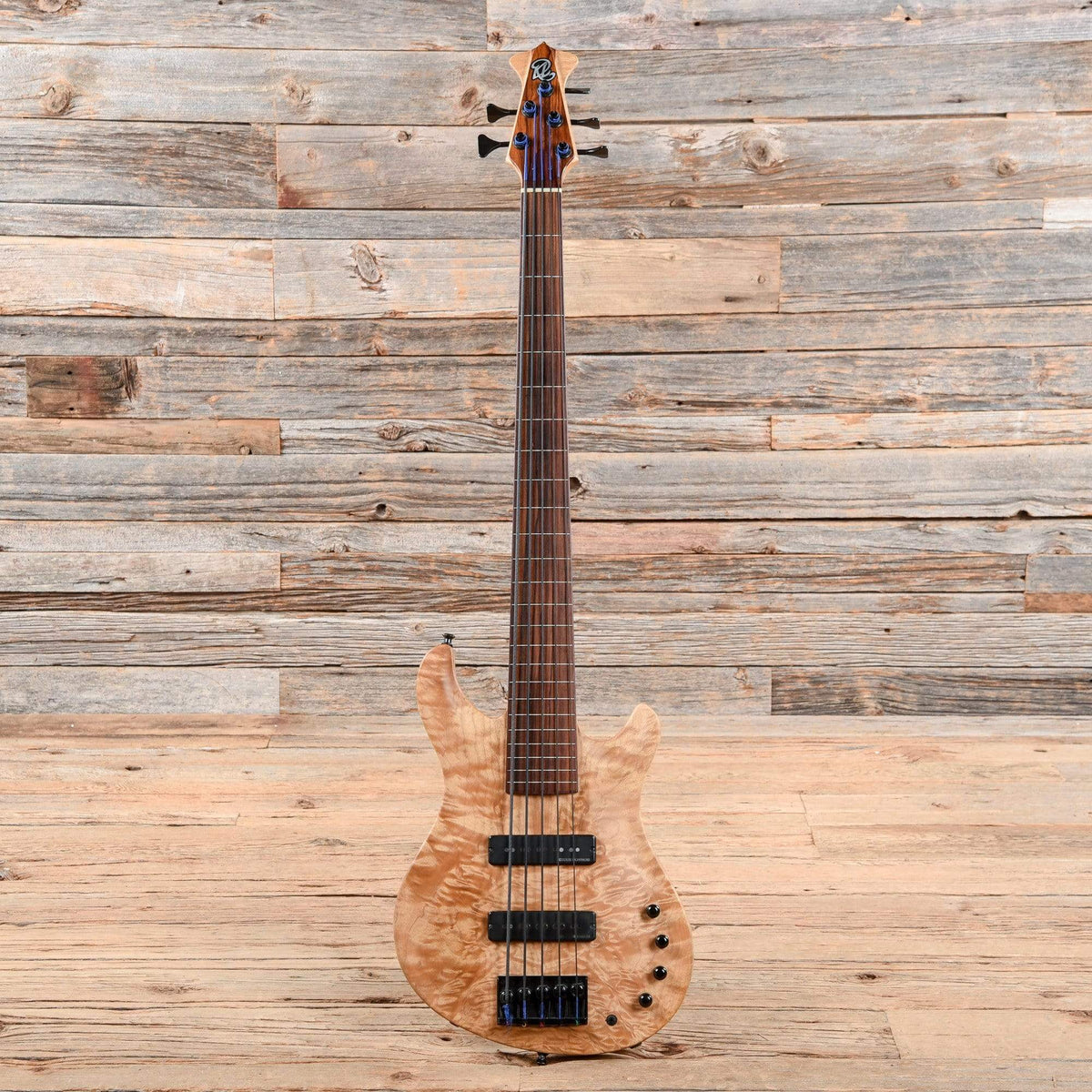 Ken Lawrence Exotic 5-String Fretless Bass Natural Bass Guitars / 5-String or More