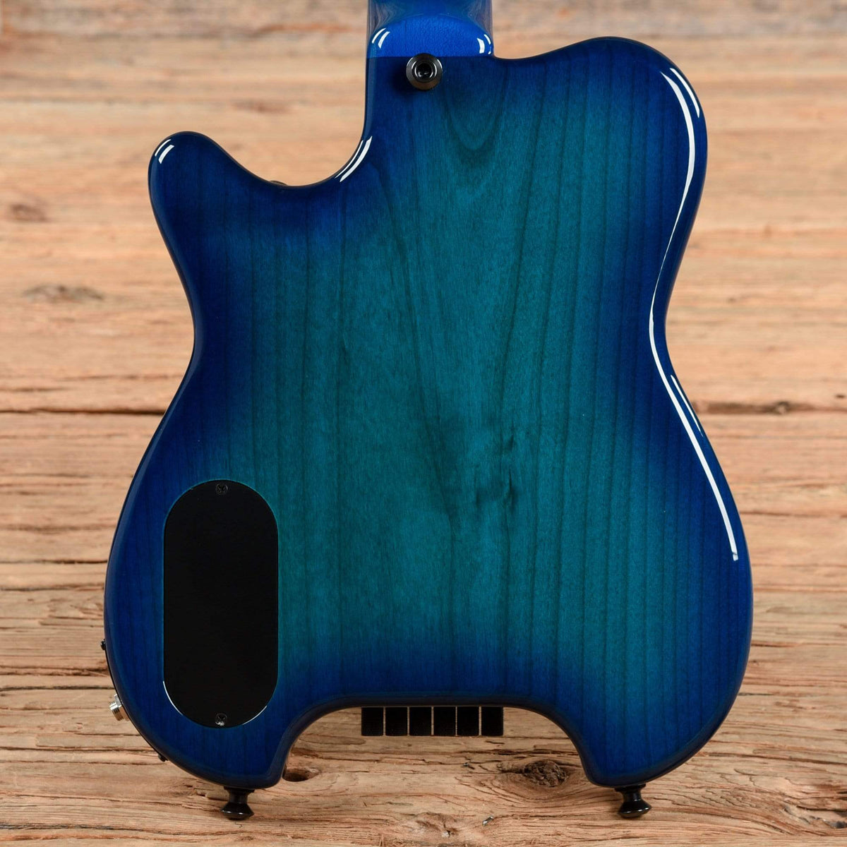 Kiesel Alan Holdsworth Headless HH-2 Aqua Burst Flame Maple Electric Guitars / Solid Body