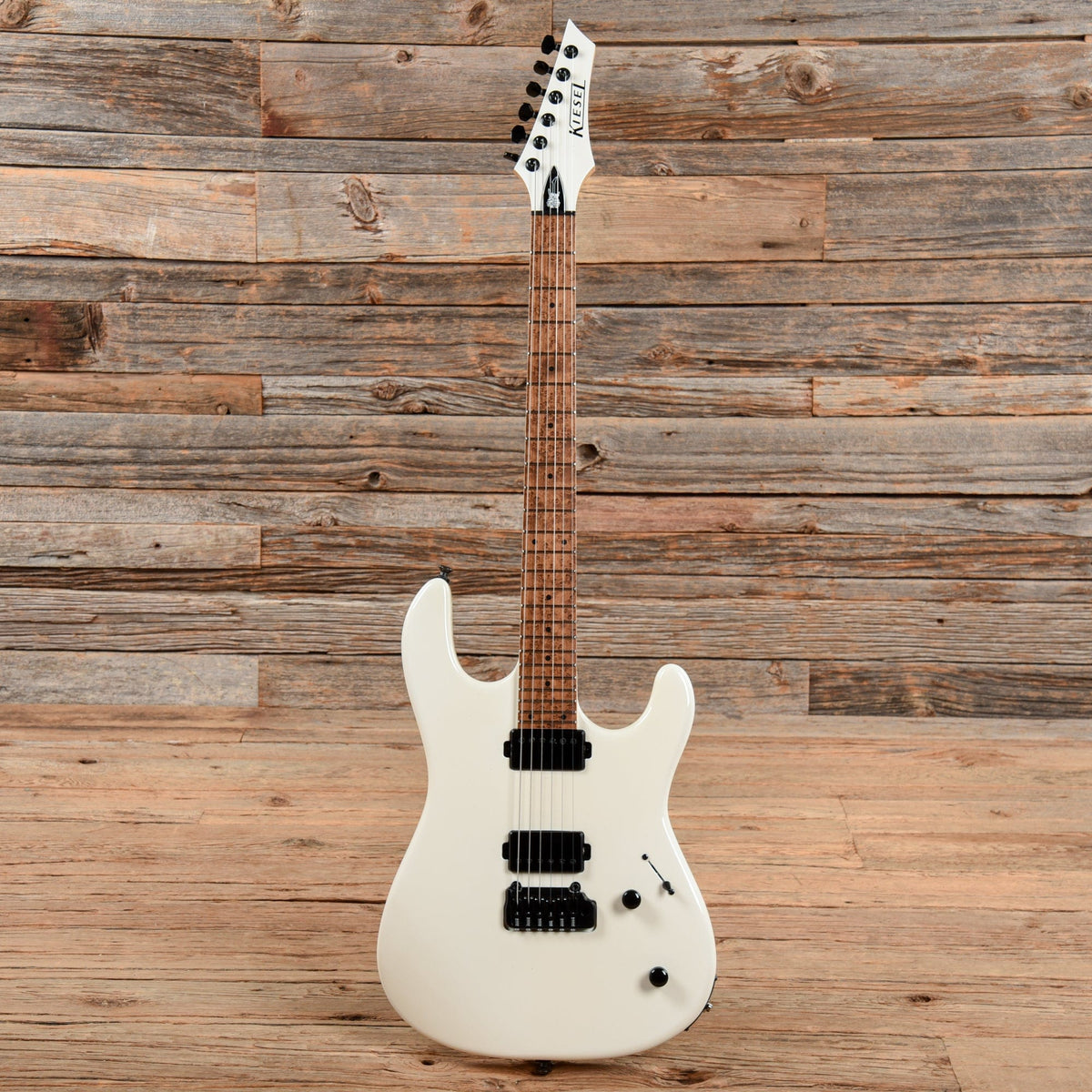 Kiesel JB100 Jason Becker White Electric Guitars / Solid Body