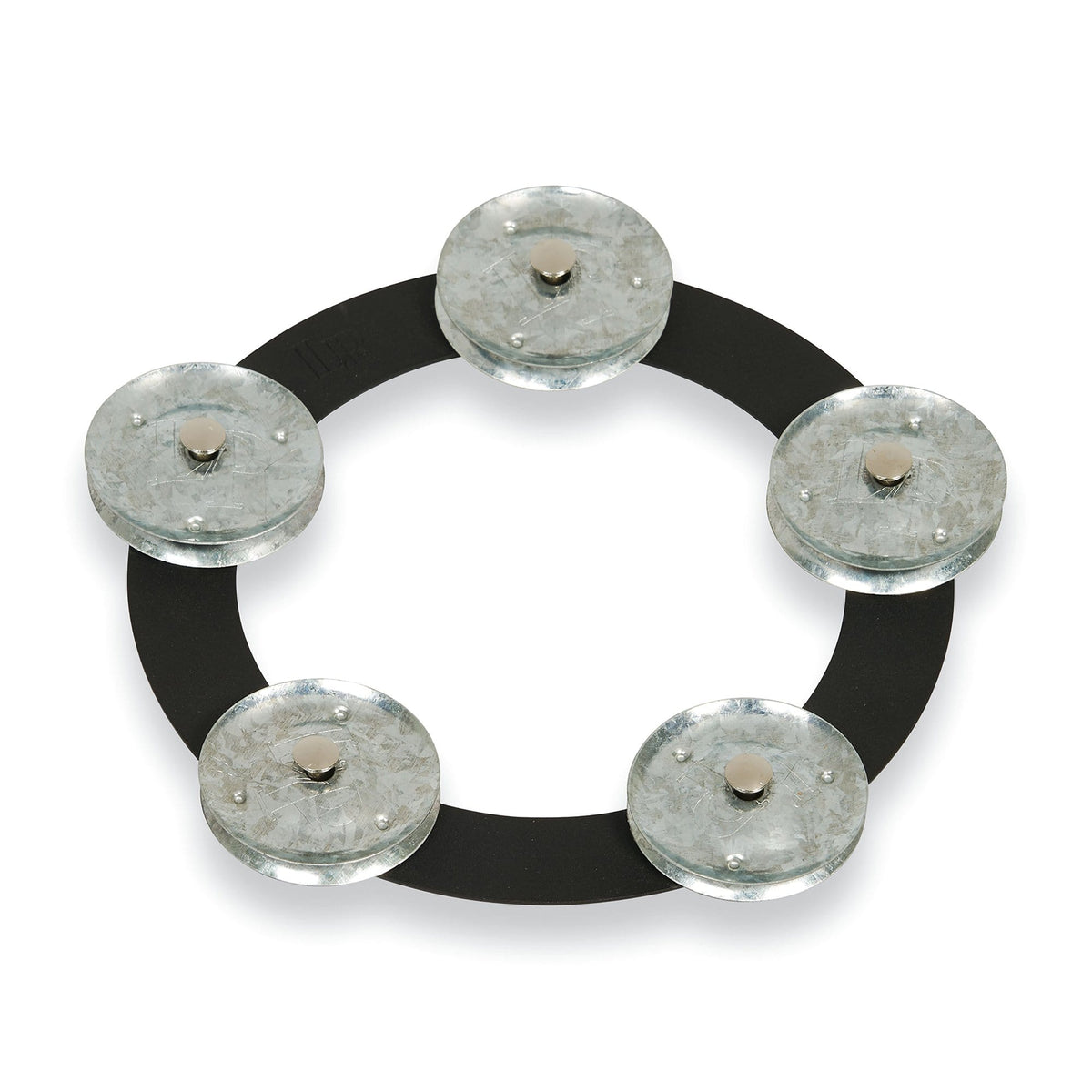 LP 6" Tambo-Ring Black Sand w/Galvanized Steel Jingles Drums and Percussion / Auxiliary Percussion