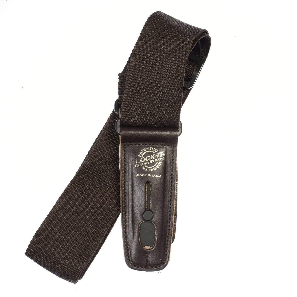 Lock-It 2 Inch Brown Nylon Strap w/Brown Ends Accessories / Straps