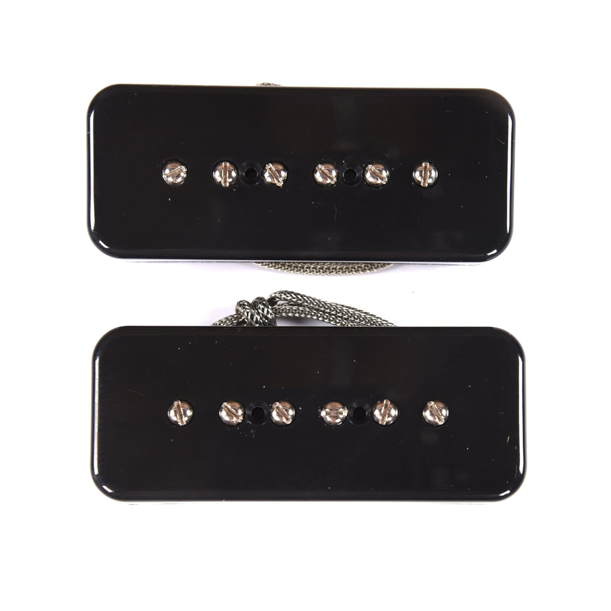 Lollar P-90 Soapbar Set Black Parts / Guitar Pickups