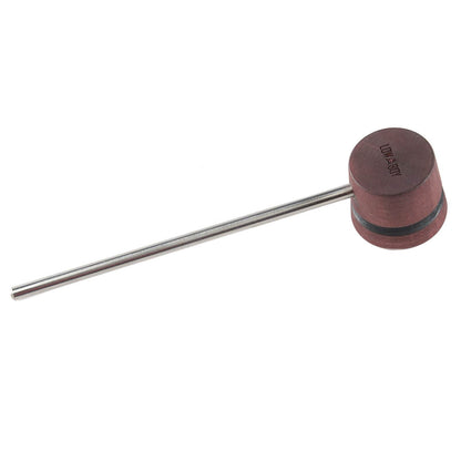 Low Boy Lightweight Wood Bass Drum Beater Red Mahogany w/Black Stripes Drums and Percussion / Parts and Accessories / Drum Parts