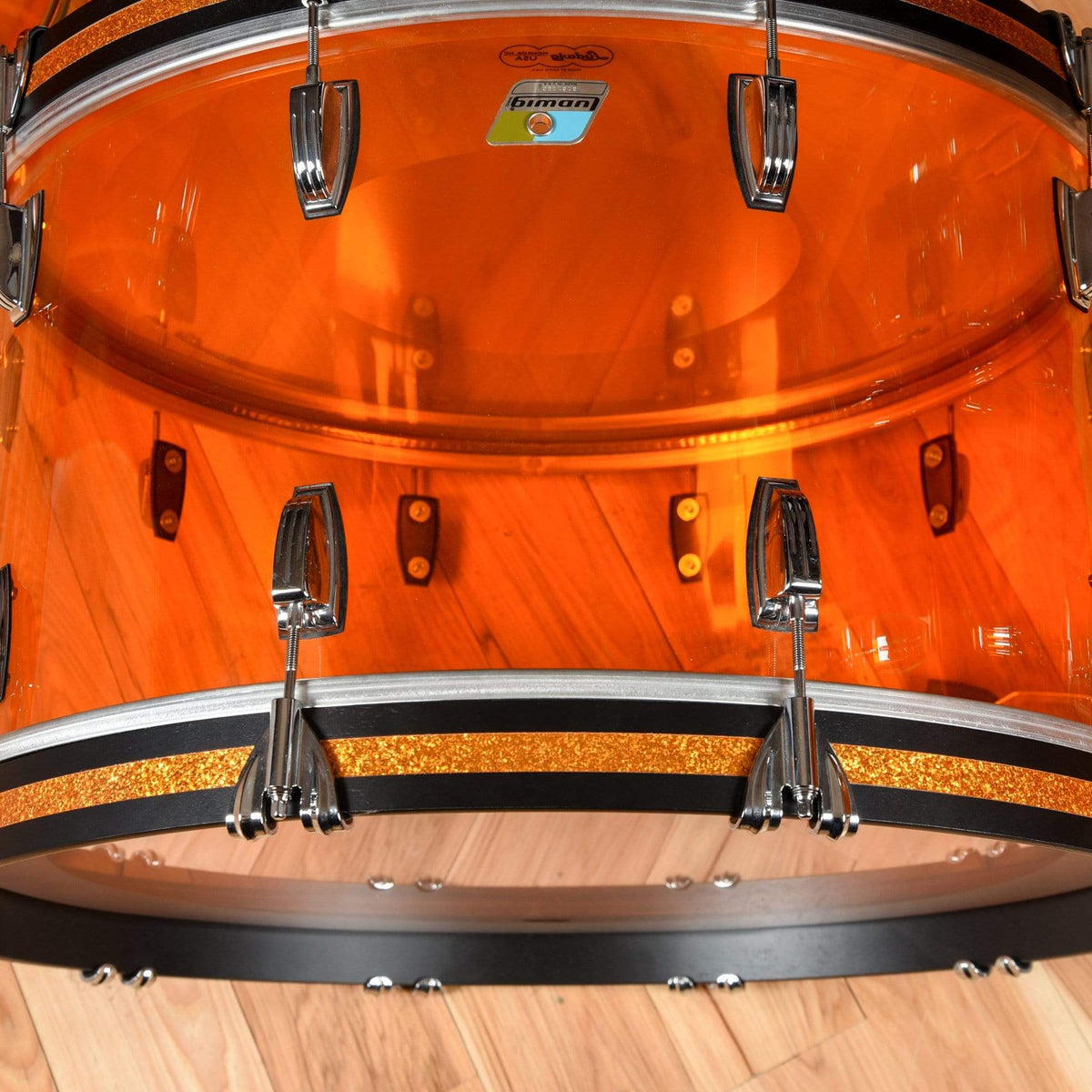 Ludwig 14/16/18/26 Vistalite 4pc Kit Amber Drums and Percussion / Acoustic Drums / Full Acoustic Kits