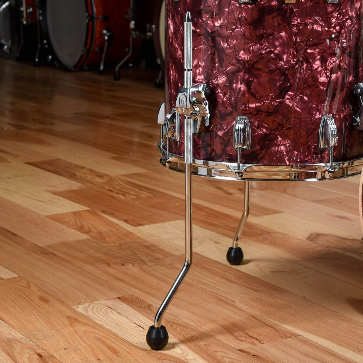 Ludwig Classic Maple 12/14/18 3pc. Drum Kit Burgundy Pearl Drums and Percussion / Acoustic Drums / Full Acoustic Kits