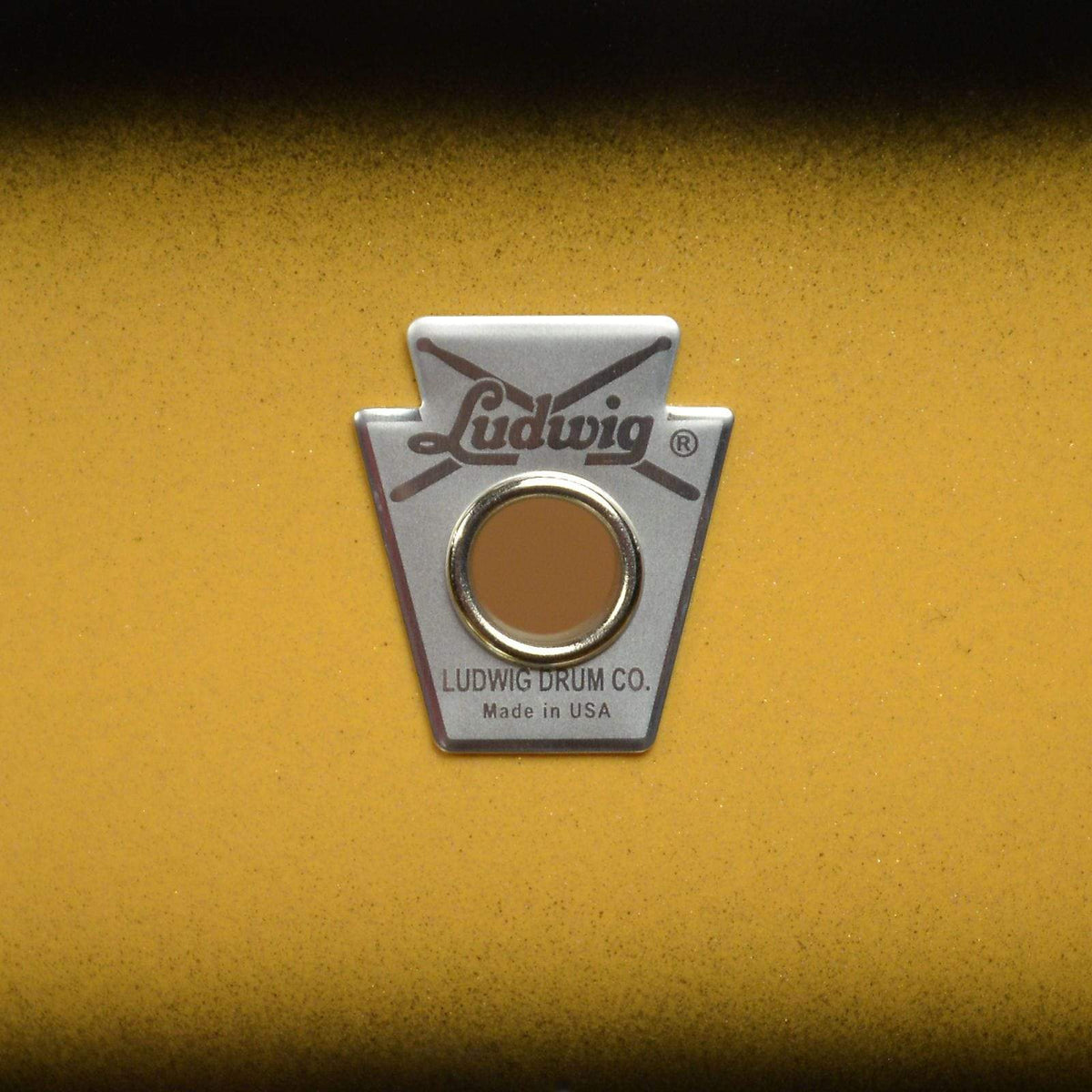Ludwig Club Date 12/14/20 3pc. Drum Kit Vintage Black/Gold Duco Drums and Percussion / Acoustic Drums / Full Acoustic Kits