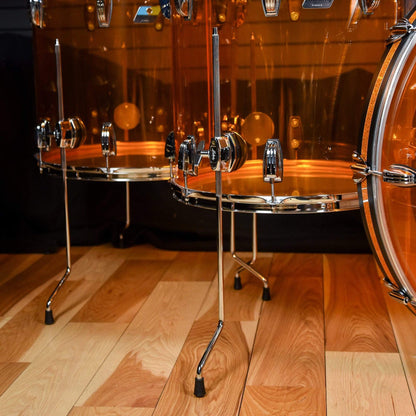Ludwig Vistalite 14/16/18/26/6.5x14 5pc. Drum Kit Amber Drums and Percussion / Acoustic Drums / Full Acoustic Kits
