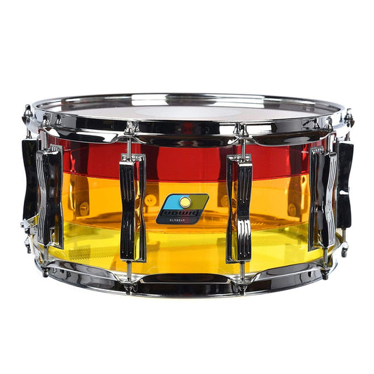 Ludwig 6.5x14 Vistalite Snare Drum Tequila Sunrise Drums and Percussion / Acoustic Drums / Snare
