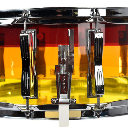 Ludwig 6.5x14 Vistalite Snare Drum Tequila Sunrise Drums and Percussion / Acoustic Drums / Snare