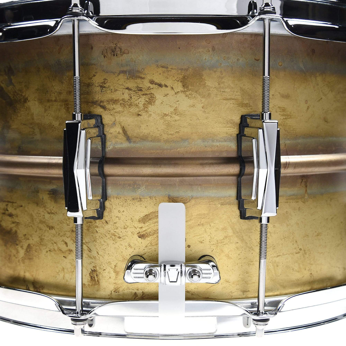 Ludwig 8x14 Raw Brass Phonic Snare Drum Drums and Percussion / Acoustic Drums / Snare