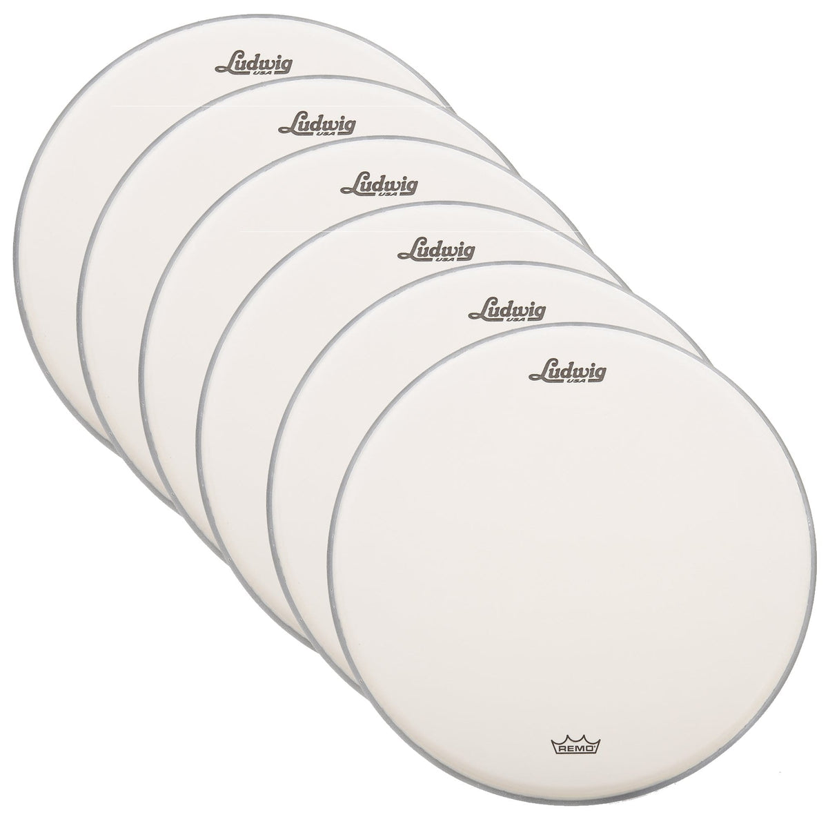 Ludwig 14" Ambassador Coated Drumhead (6 Pack Bundle) Drums and Percussion / Parts and Accessories / Heads