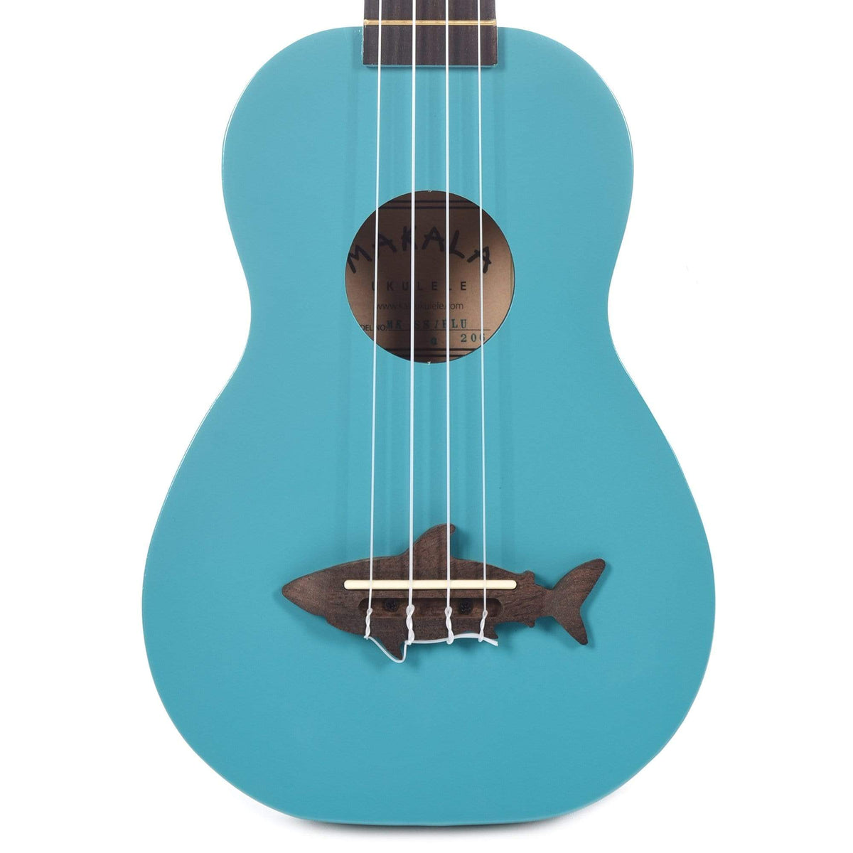 Makala Shark Composite Soprano Ukulele Blue Folk Instruments / Ukuleles