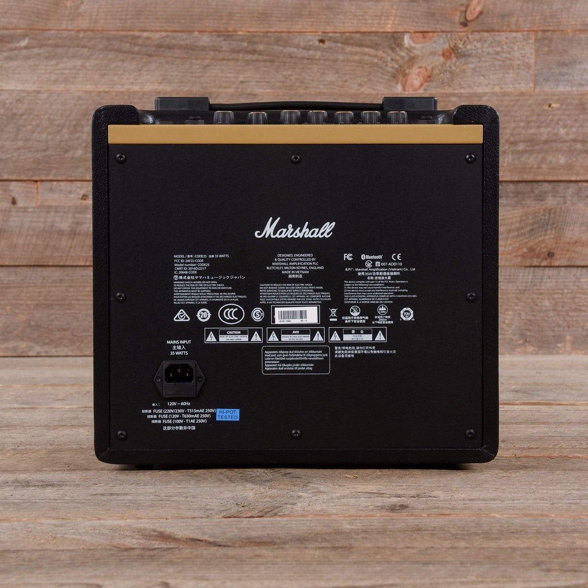 Marshall Code 25W 1x10 Digital Combo w/100 Presets, Bluetooth, and USB Amps / Guitar Combos