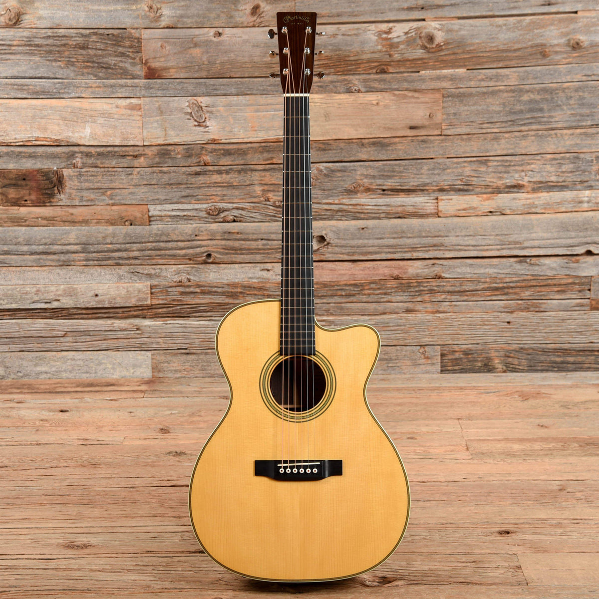 Martin OMC-28 Laurence Juber Custom Edition Natural 2004 Acoustic Guitars / OM and Auditorium