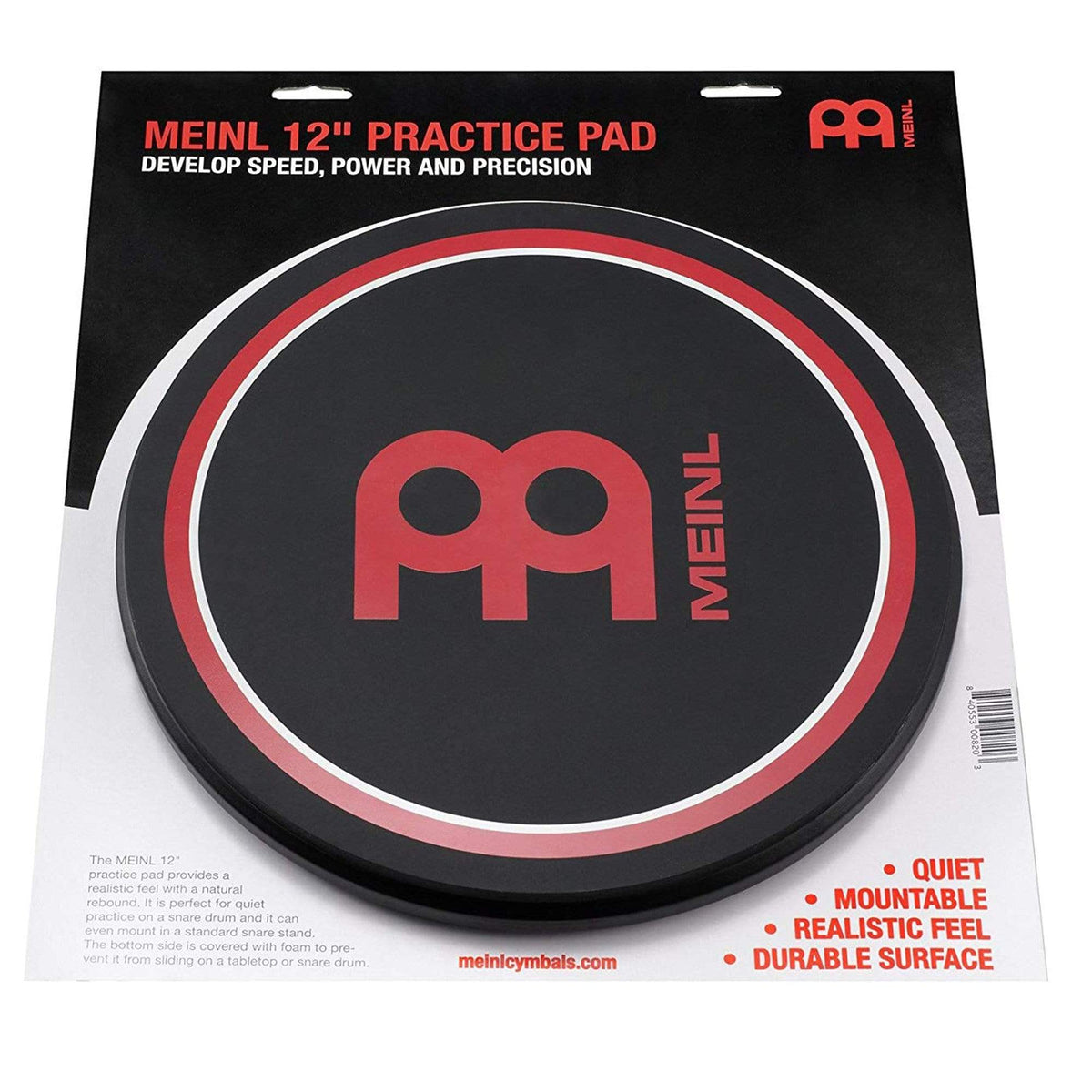 Meinl 12" Practice Pad Drums and Percussion / Practice Pads