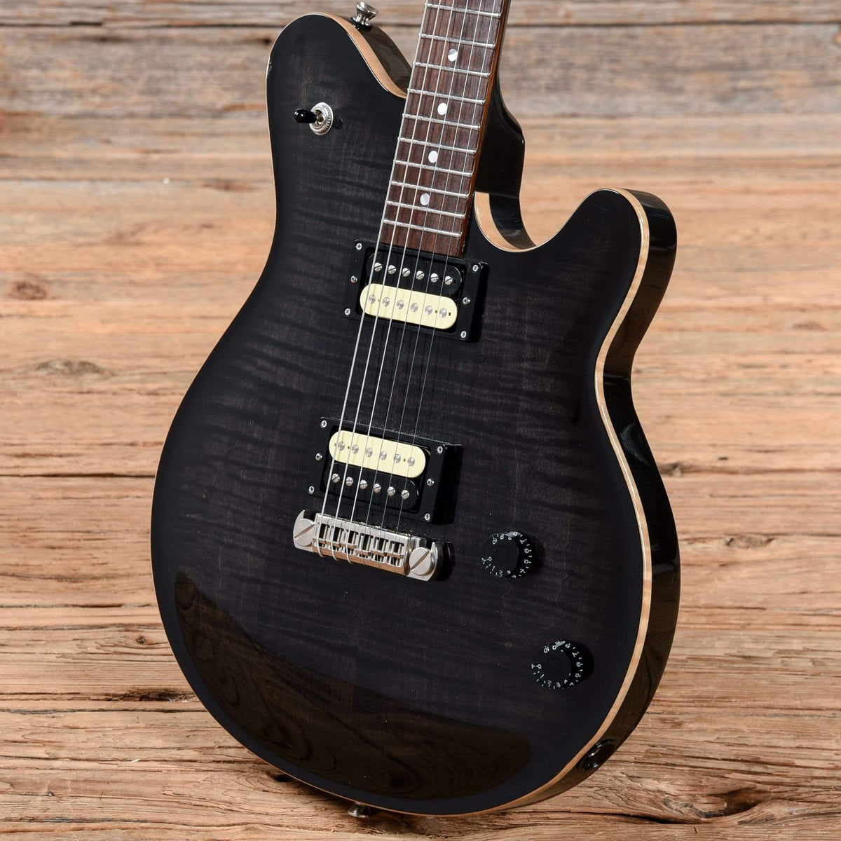 Michael Tuttle Carved Top Standard Trans Grey Electric Guitars / Solid Body