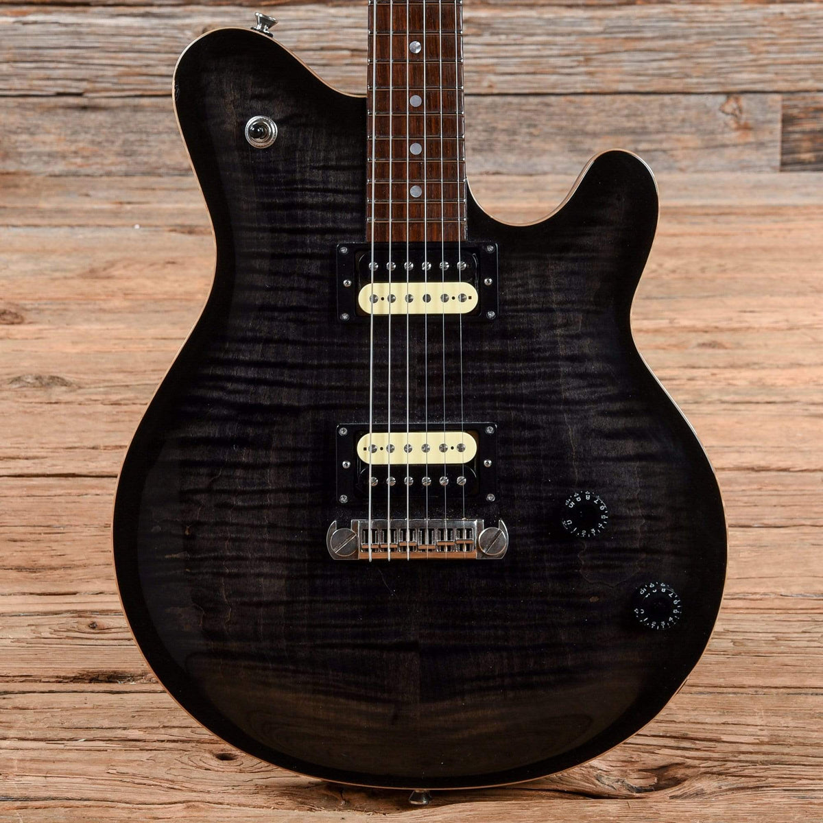 Michael Tuttle Carved Top Standard Trans Grey Electric Guitars / Solid Body