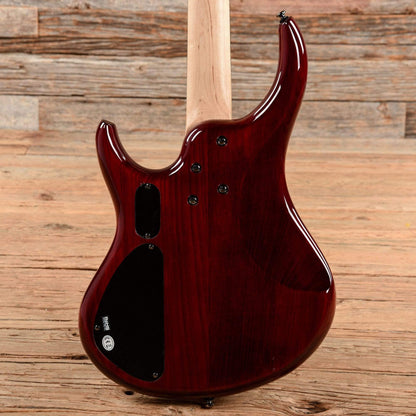 MTD Kingston 4 String Fretless Trans Red 2008 Bass Guitars / 4-String