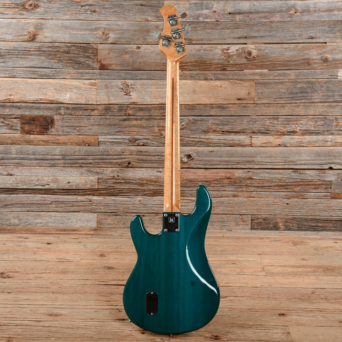 Music Man Sabre Bass HH Transparent Green 1987 Bass Guitars / 4-String