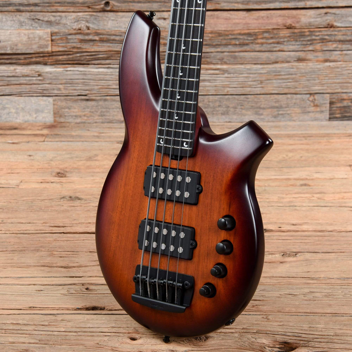 Music Man BFR Bongo 5 HH Satin Honeyburst 2020 Bass Guitars / 5-String or More