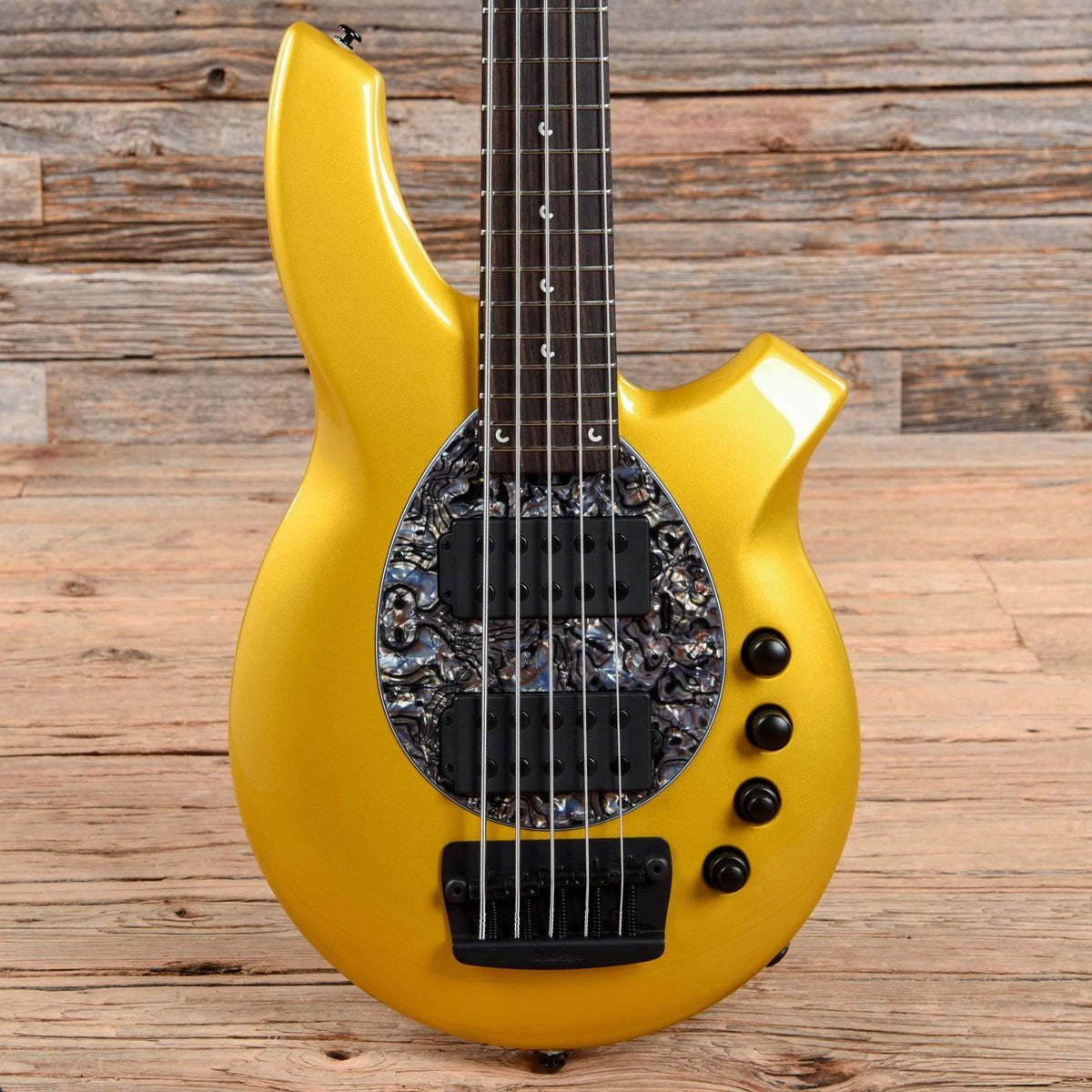 Music Man Bongo 5 HH Firemist Gold 2019 Bass Guitars / 5-String or More