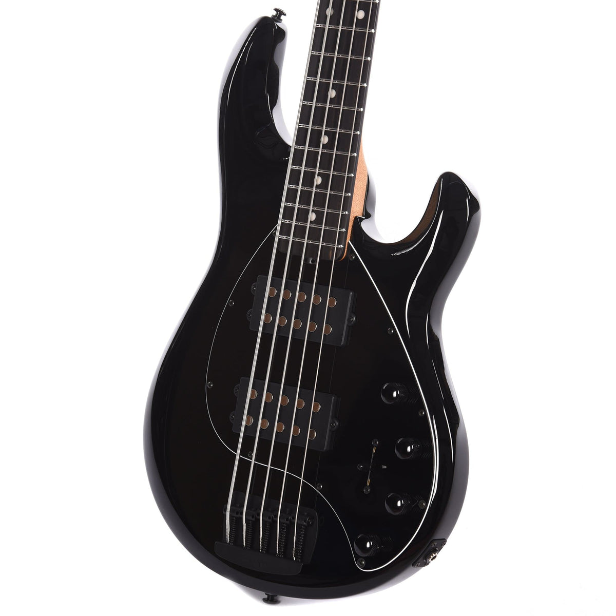 Music Man StingRay 5 Special H Jet Black Ebony Fingerboard w/Black Pickguard Bass Guitars / 5-String or More