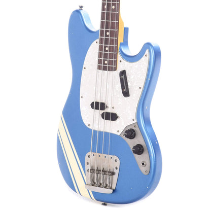 Nash MB-63 Lake Placid Blue Competition Stripe Light Relic w/Matching Headstock, 3-Ply Pearloid Pickguard, & Lollar Pickups Bass Guitars / 4-String