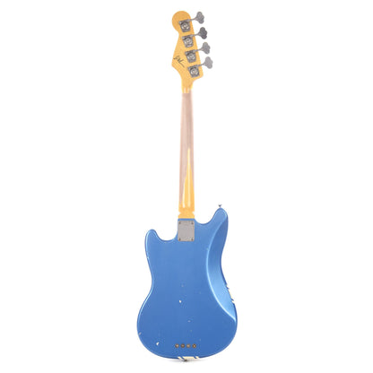 Nash MB-63 Lake Placid Blue Competition Stripe Light Relic w/Matching Headstock, 3-Ply Pearloid Pickguard, & Lollar Pickups Bass Guitars / 4-String