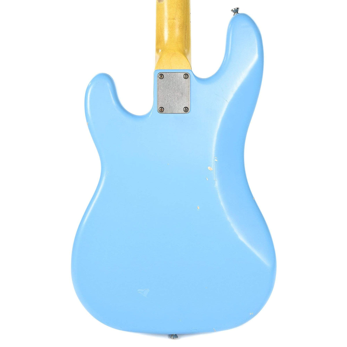 Nash PB-57 Daphne Blue Light Relic w/Gold Anodized Pickguard & Lollar Pickups Bass Guitars / 4-String
