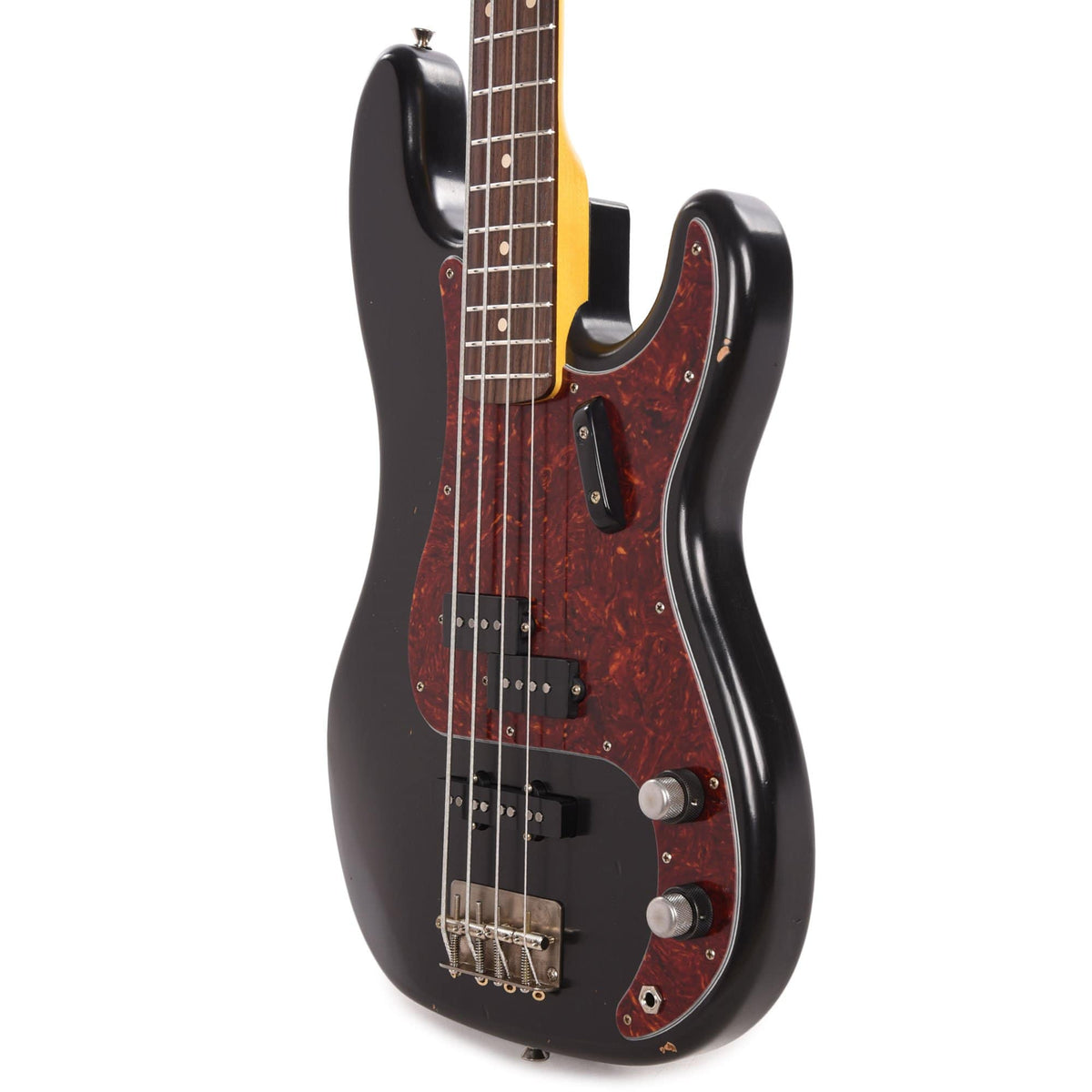 Nash PB-63 Black Light Relic w/4-Ply Tortoise Pickguard, Stack Knob, & Lollar Pickups Bass Guitars / 4-String