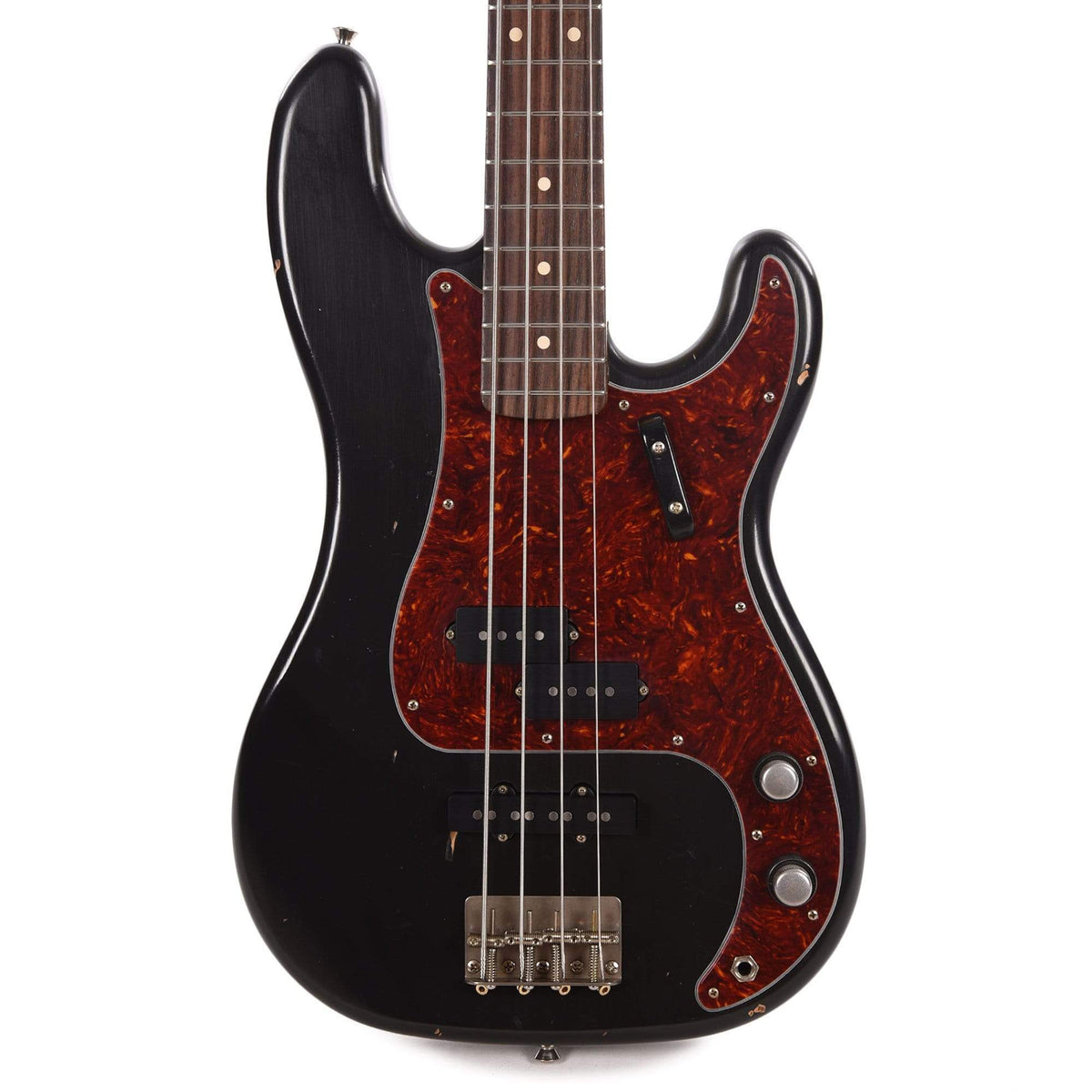 Nash PB-63 Black Light Relic w/4-Ply Tortoise Pickguard, Stack Knob, & Lollar Pickups Bass Guitars / 4-String