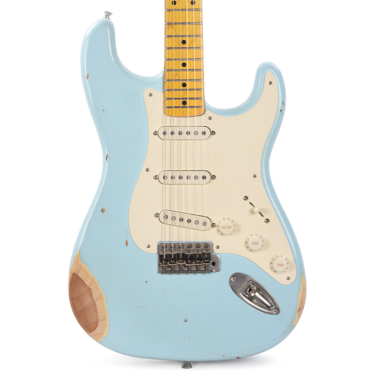 Nash S-57 Ash Sonic Blue Medium Relic Electric Guitars / Solid Body