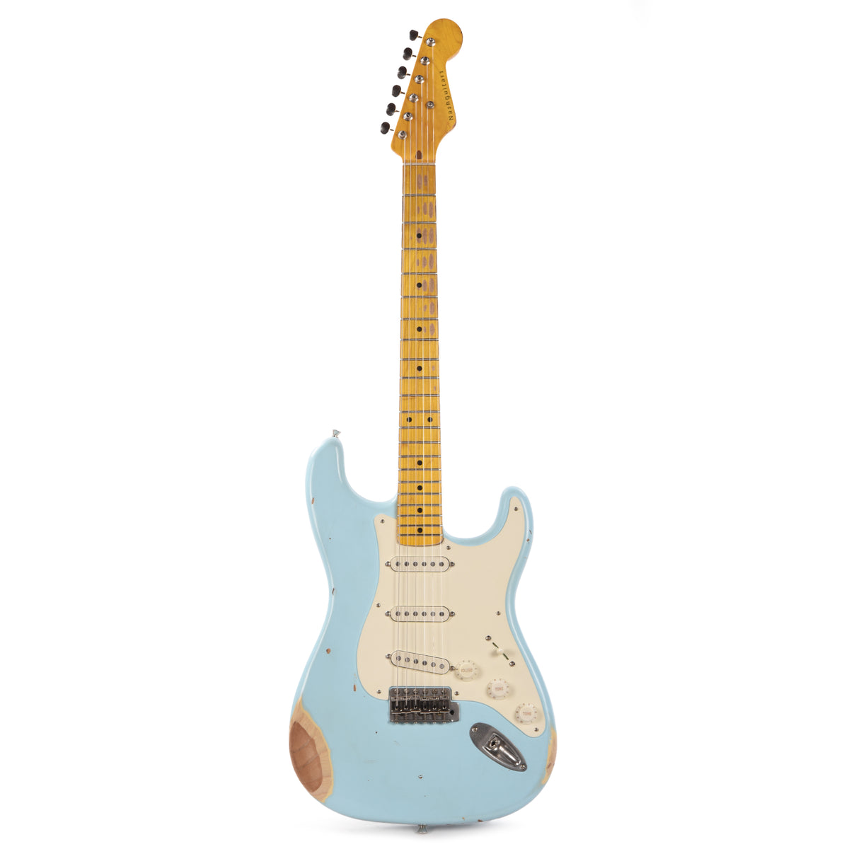 Nash S-57 Ash Sonic Blue Medium Relic Electric Guitars / Solid Body