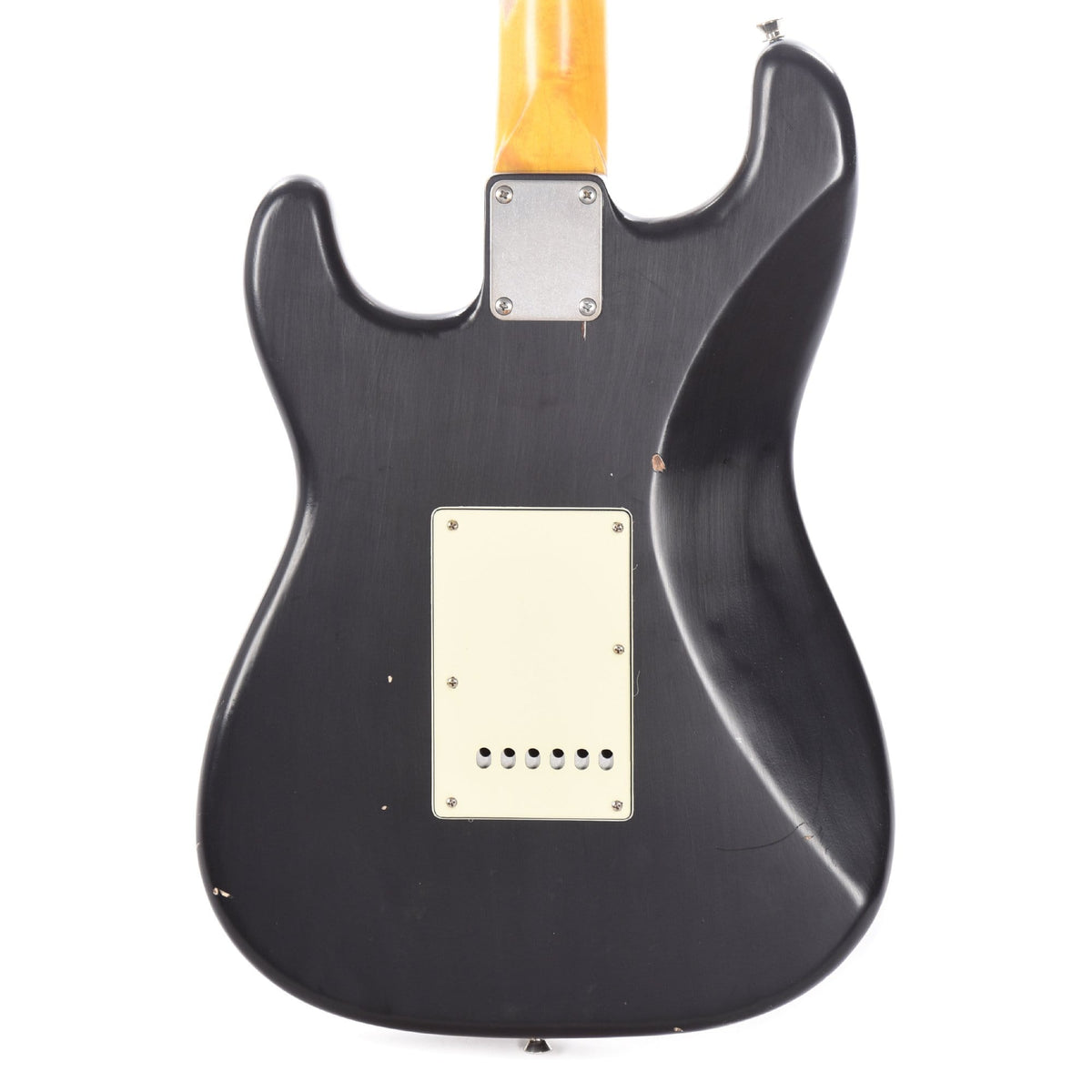 Nash S-63 Ash Black Medium Relic w/Matching Headstock, Lollar Pickups, & 3-Ply Mint Pickguard Electric Guitars / Solid Body