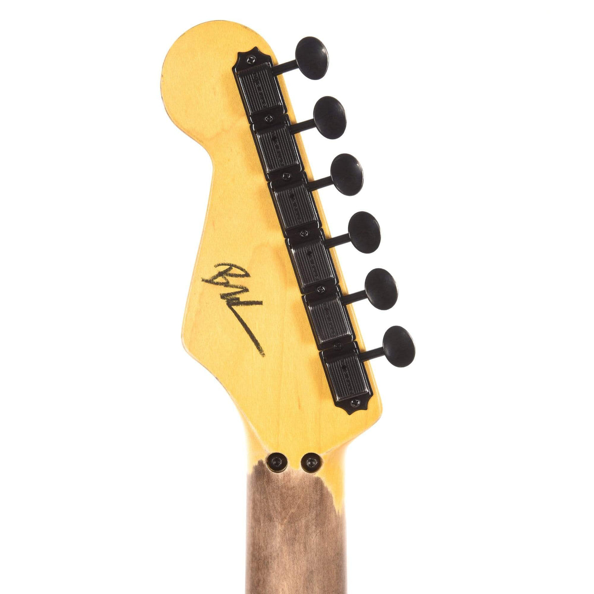 Nash S-81 HSH Black Light Relic w/4-Ply Tortoise Pickguard, Black Parts, & Cream Dimarzio Pickups Electric Guitars / Solid Body