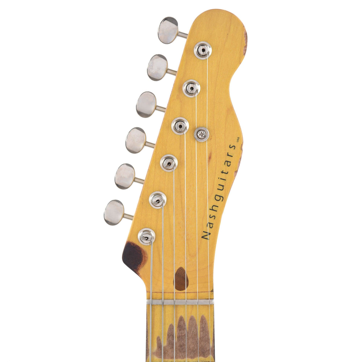 Nash T-52 HS Butterscotch Blonde Heavy Relic w/1-Ply Black Pickguard & Lollar Pickups Electric Guitars / Solid Body